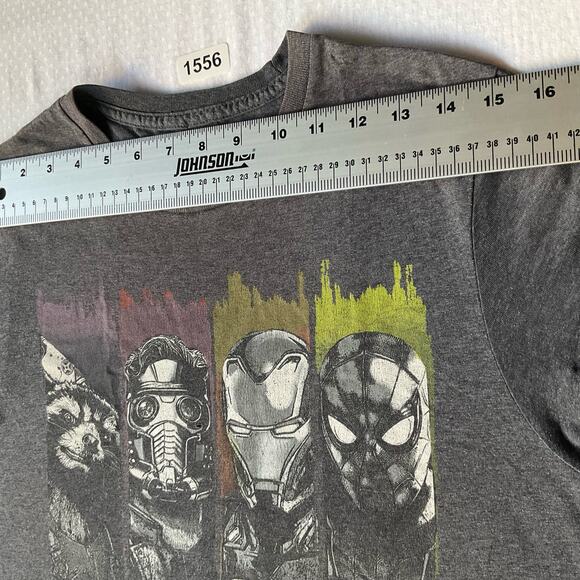 Marvel Avengers Men’s Short Sleeve T-shirt size S (34/36), Gray, Infinity War - Picture 2 of 8
